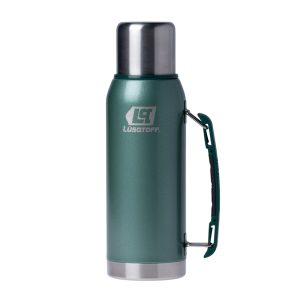 TERMO INOXIDABLE LUSQTOFF 1 LT C/MANIJA VERDE